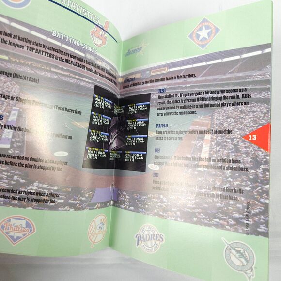 Ken Griffey Jr's Winning Run Nintendo SNES Instruction Booklet Manual *ONLY* - Picture 4 of 5